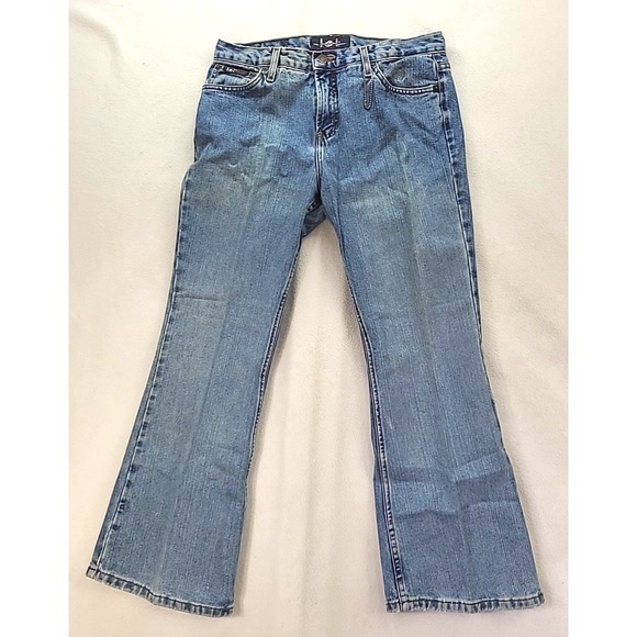 lei Denim - Vintage L E I jeans Sz 13 Med Wash Regular Fit‎ Flare Bottoms